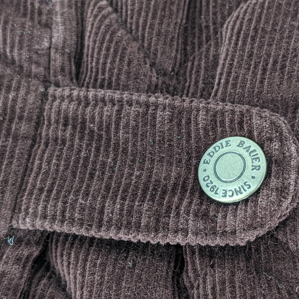 Eddie Bauer Corduroy Vest Size Small - Picture 11 of 12